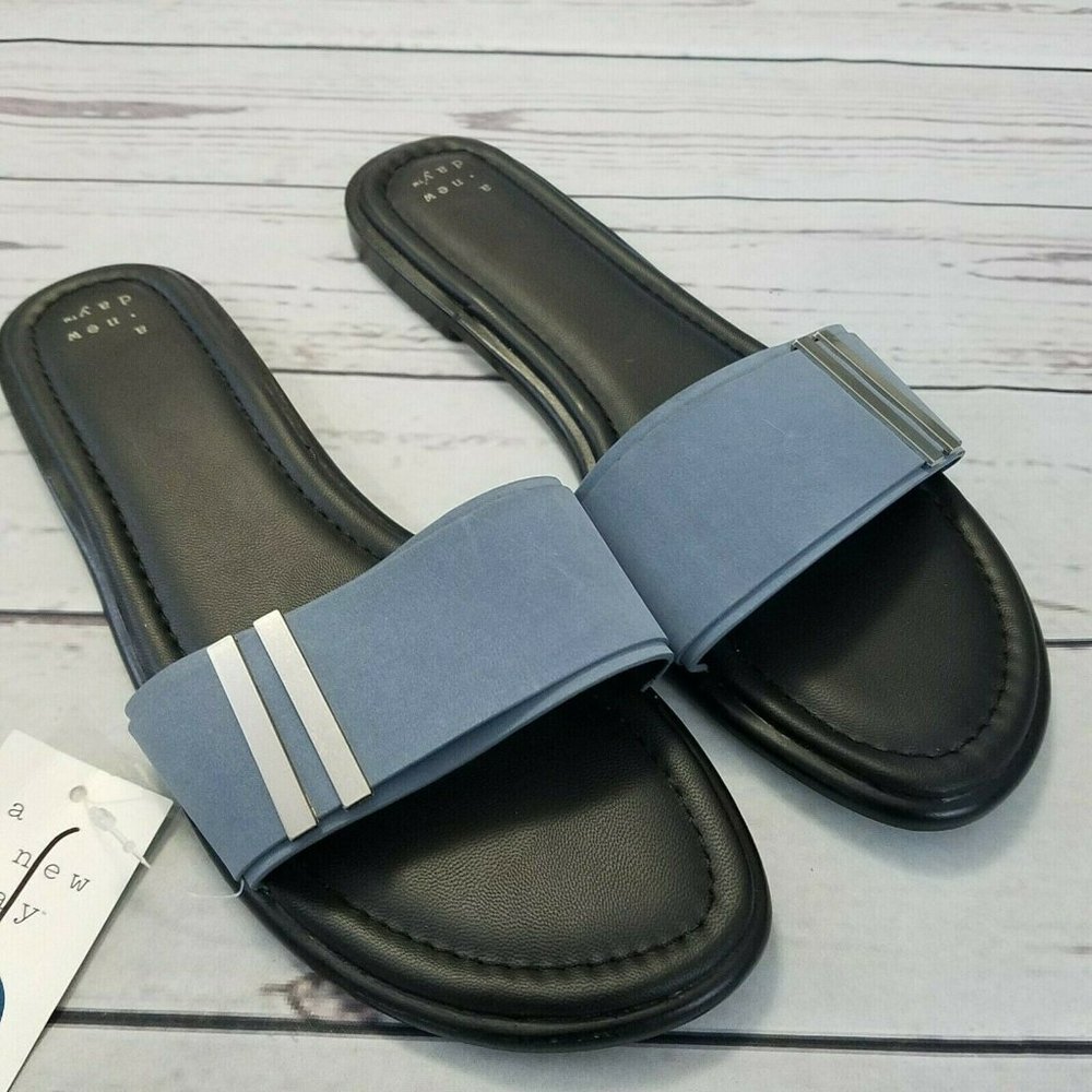 A New Day Women's Slide Sandals Size 9